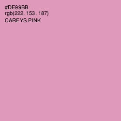#DE99BB - Careys Pink Color Image
